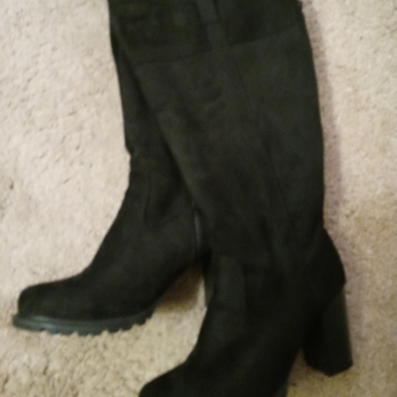 torrid Shoes - Women Tall Chunky Heel Boots